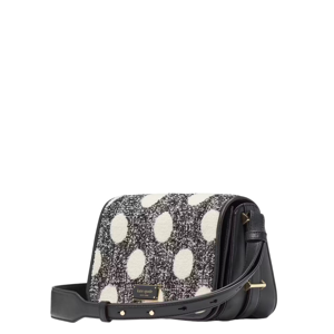 Kate Spade Liv Dot Tweed Small Flap Crossbody